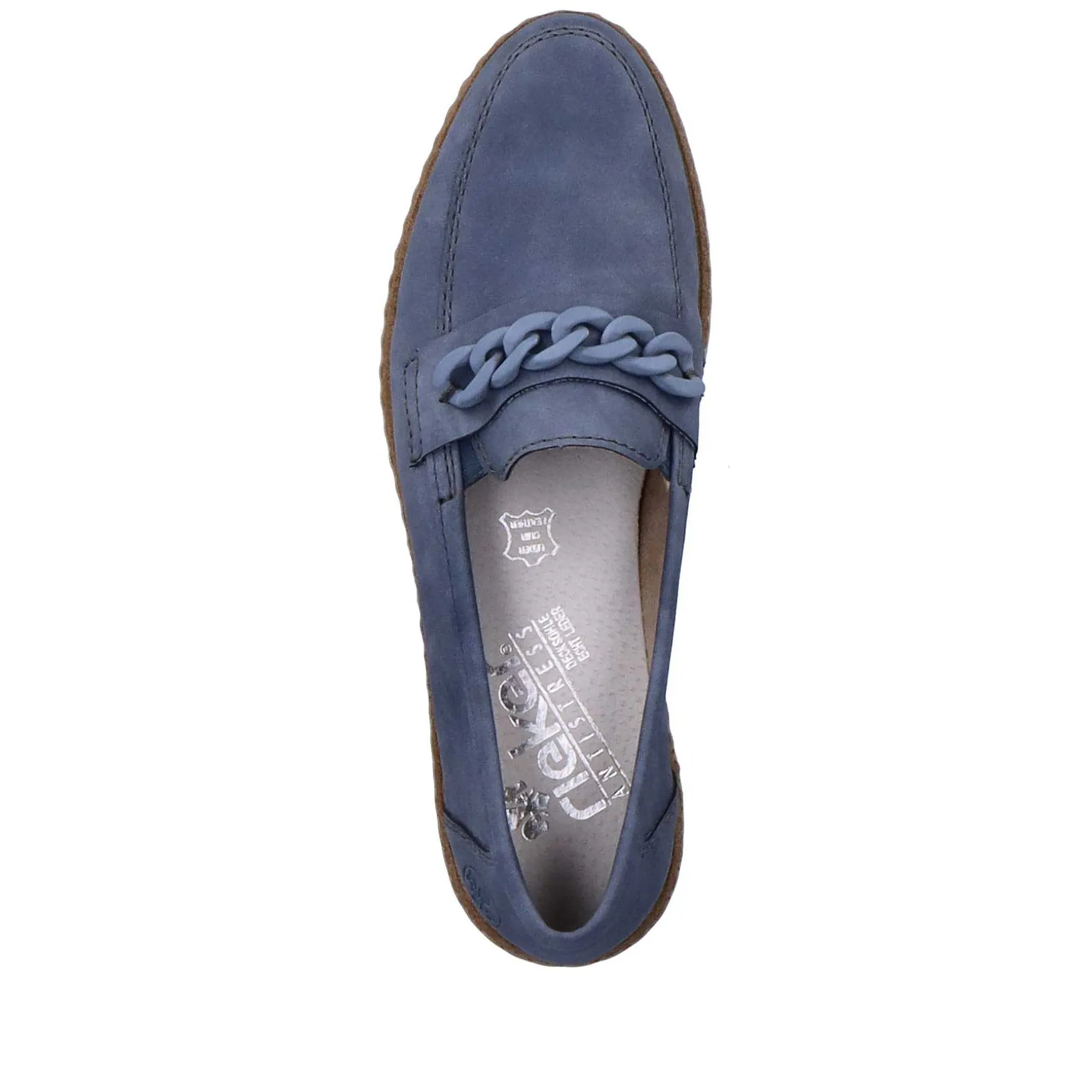Rieker Women'S Loafers Sky Blue