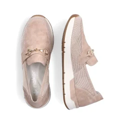 Rieker Women'S Loafers Soft Pink