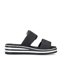 Rieker Women'S Mules Asphalt Black