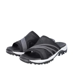 Rieker Women'S Mules Asphalt Black