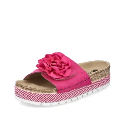 Rieker Women'S Mules Blood Pink