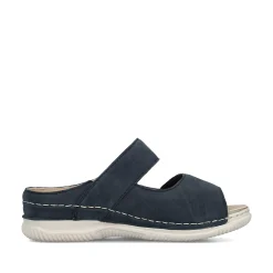 Rieker Women'S Mules Blue Gray