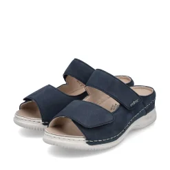 Rieker Women'S Mules Blue Gray