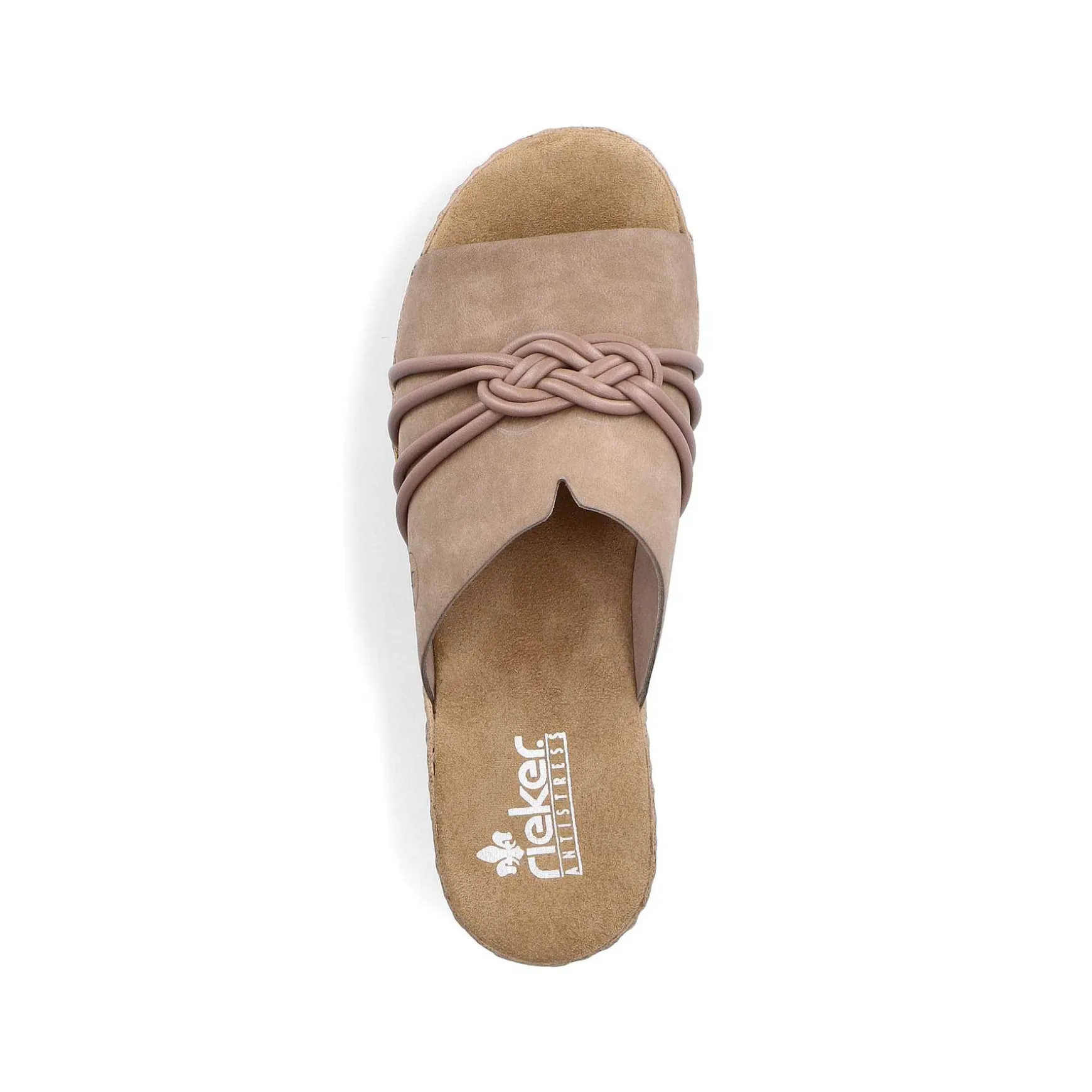 Rieker Women'S Mules Brown Beige
