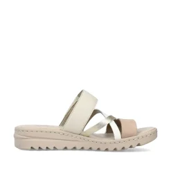 Rieker Women'S Mules Champagne Soft Pink