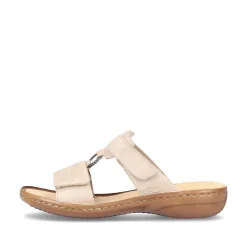Rieker Women'S Mules Clay Beige