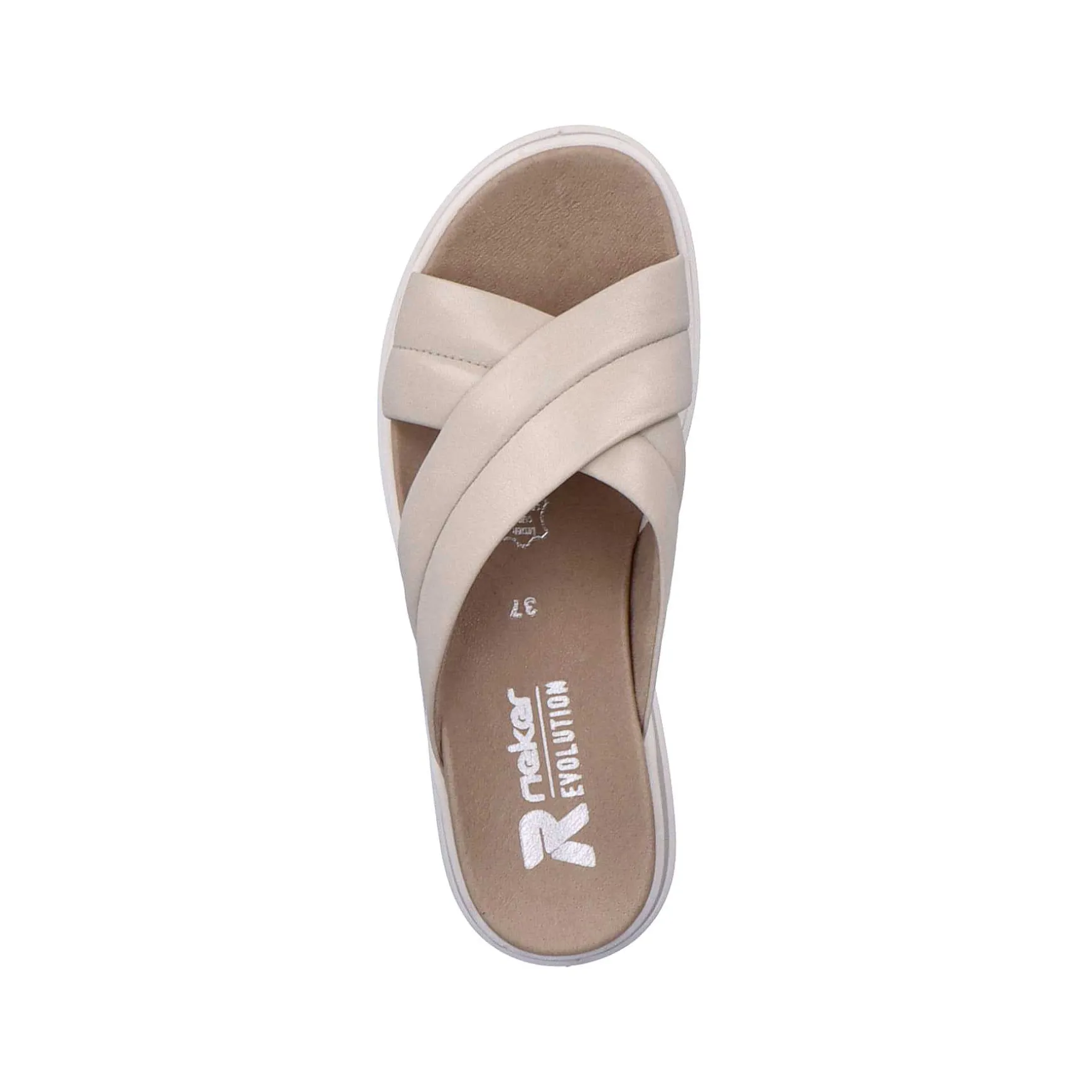 Rieker Women'S Mules Cream Beige