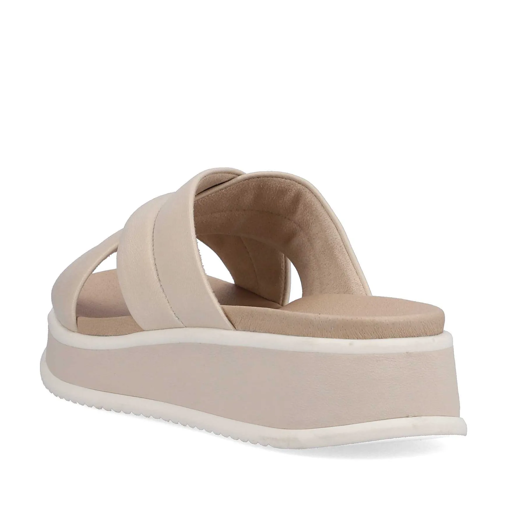 Rieker Women'S Mules Cream Beige