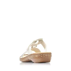 Rieker Women'S Mules Cream White