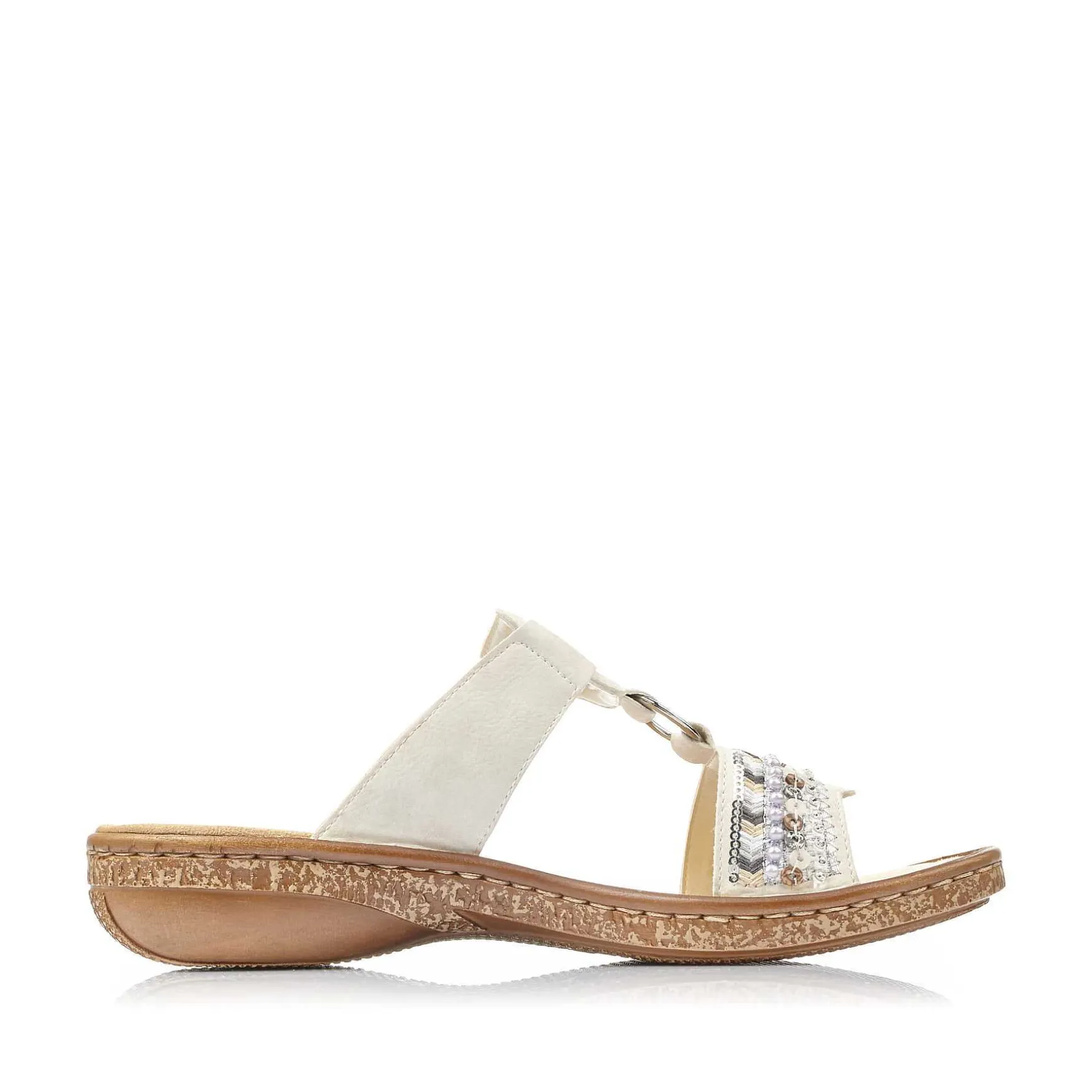 Rieker Women'S Mules Cream White