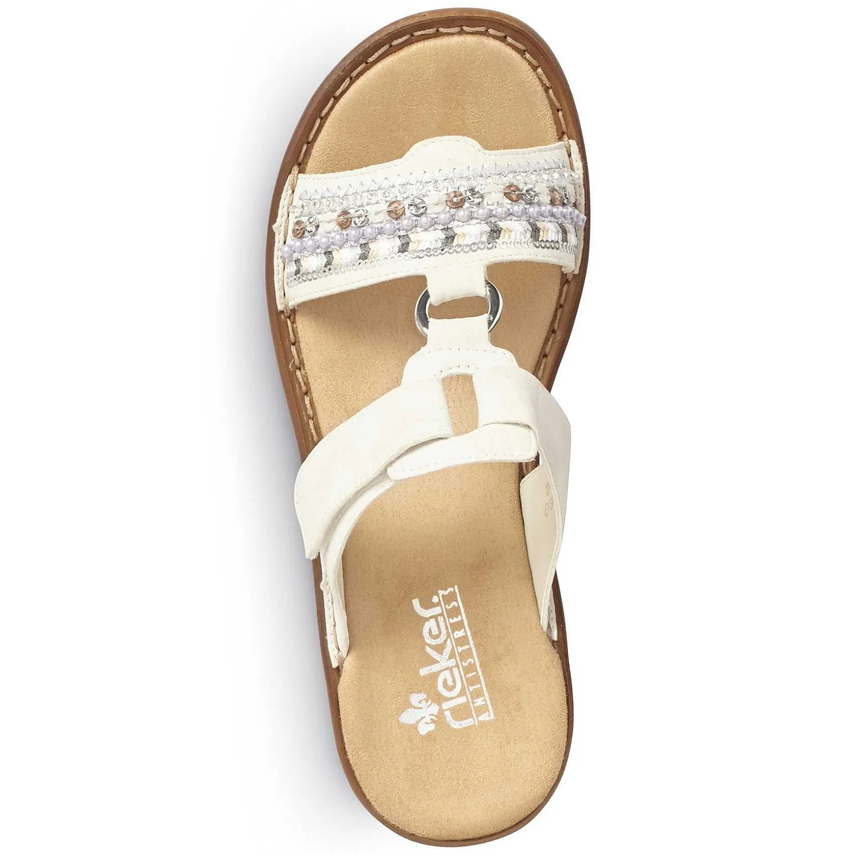 Rieker Women'S Mules Cream White