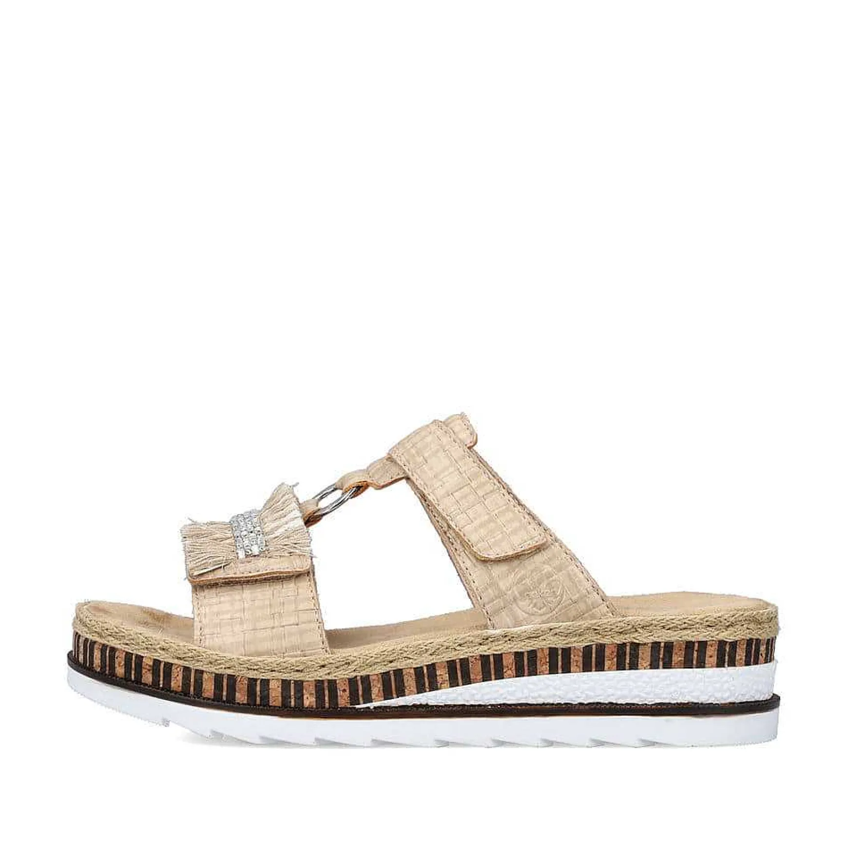 Rieker Women'S Mules Cream Beige