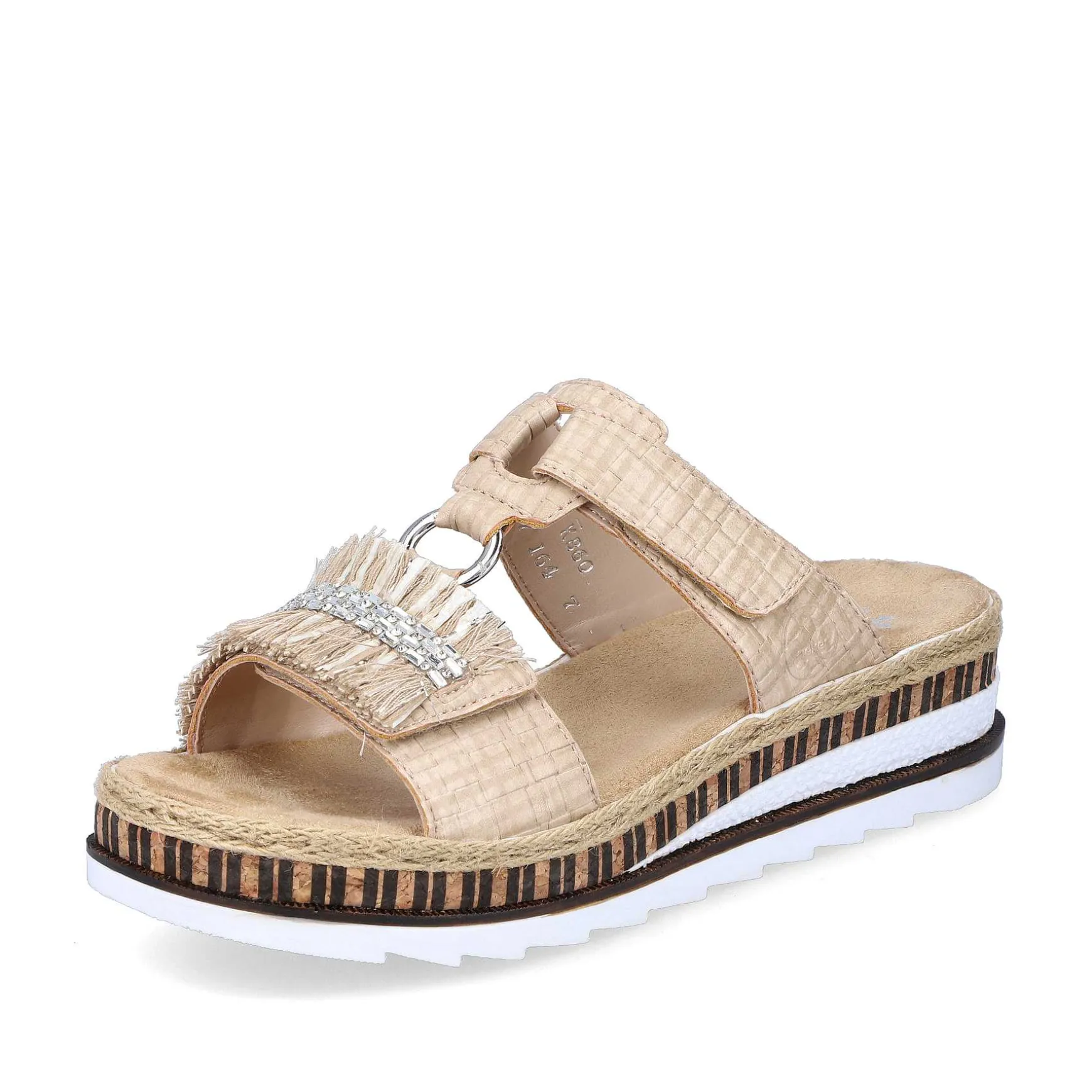 Rieker Women'S Mules Cream Beige