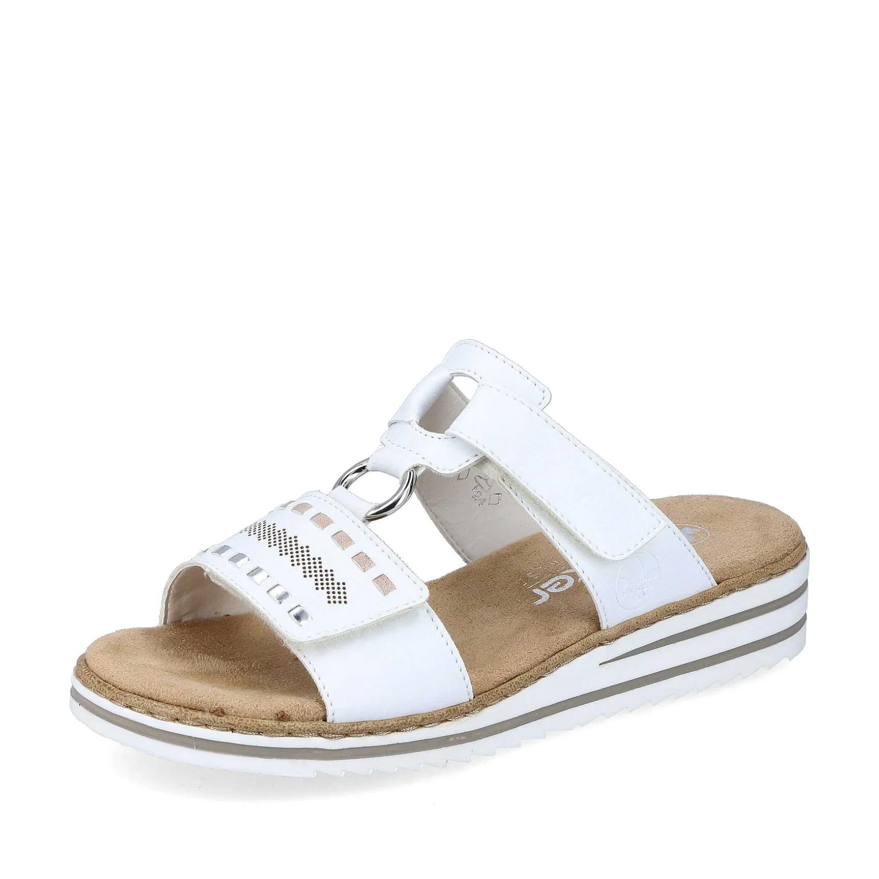 Rieker Women'S Mules Crystal White