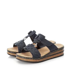 Rieker Women'S Mules Dark Blue