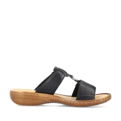 Rieker Women'S Mules Deep Black