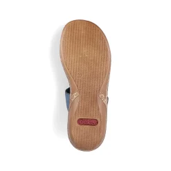 Rieker Women'S Mules Denim Blue