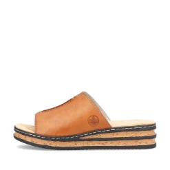 Rieker Women'S Mules Espresso Brown