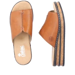 Rieker Women'S Mules Espresso Brown