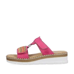 Rieker Women'S Mules Flamingo Pink