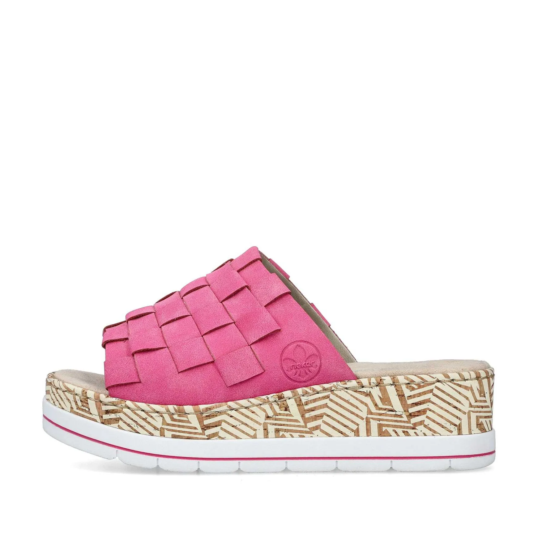Rieker Women'S Mules Flamingo Pink
