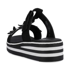 Rieker Women'S Mules Graphite Black