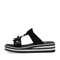 Rieker Women'S Mules Graphite Black