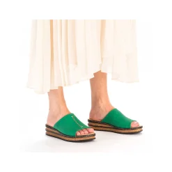 Rieker Women'S Mules Grass Green