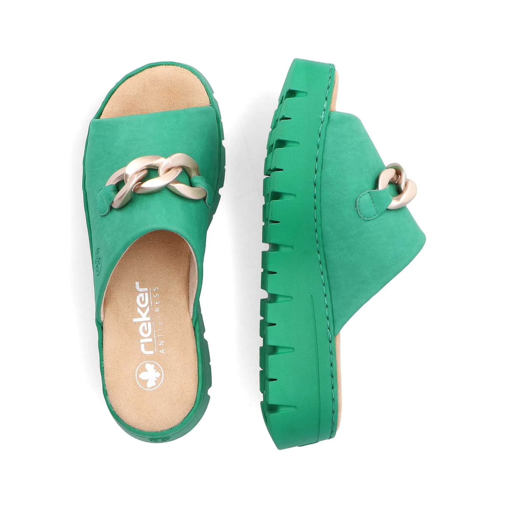 Rieker Women'S Mules Grass Green