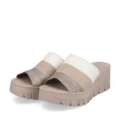 Rieker Women'S Mules Light Beige