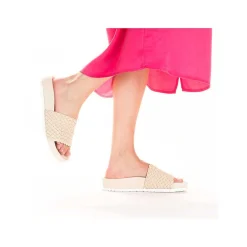 Rieker Women'S Mules Light Beige