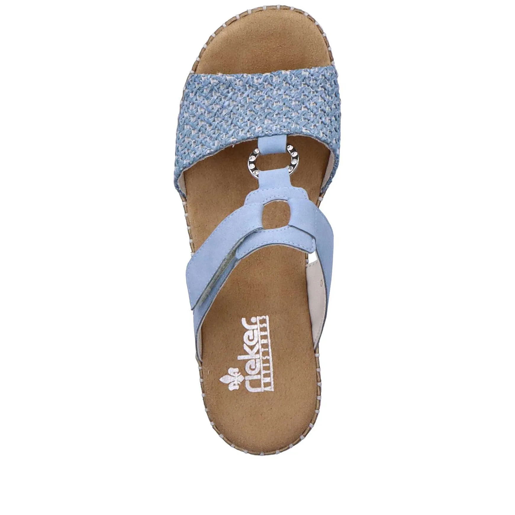 Rieker Women'S Mules Light Blue