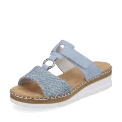 Rieker Women'S Mules Light Blue