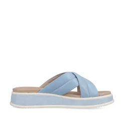 Rieker Women'S Mules Light Summer Blue