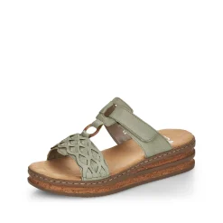 Rieker Women'S Mules Mint Green