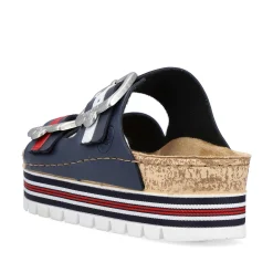Rieker Women'S Mules Navy Blue