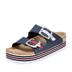 Rieker Women'S Mules Navy Blue