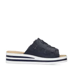 Rieker Women'S Mules Navy Blue