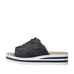 Rieker Women'S Mules Navy Blue