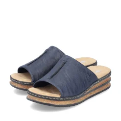 Rieker Women'S Mules Navy Blue