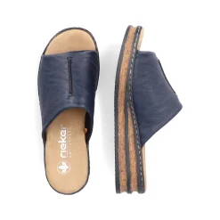 Rieker Women'S Mules Navy Blue