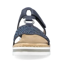 Rieker Women'S Mules Navy Blue