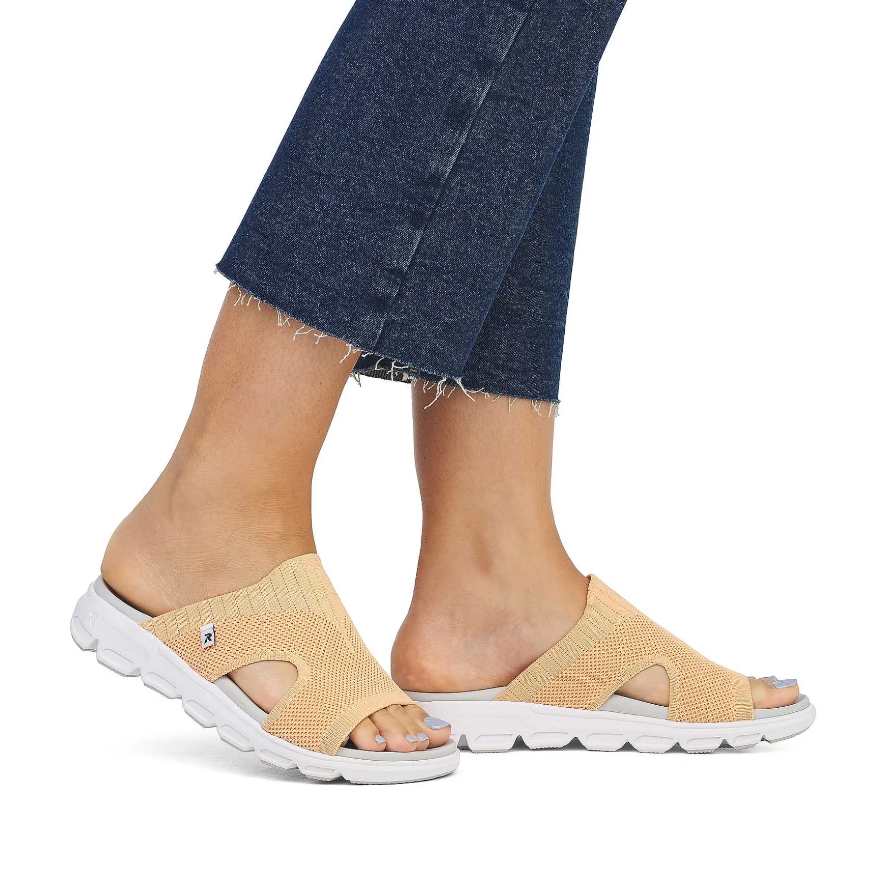 Rieker Women'S Mules Neon Orange