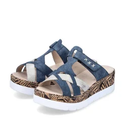 Rieker Women'S Mules Ocean Blue