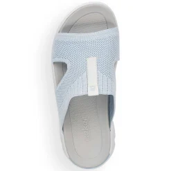 Rieker Women'S Mules Pastel Blue