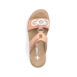 Rieker Women'S Mules Peach