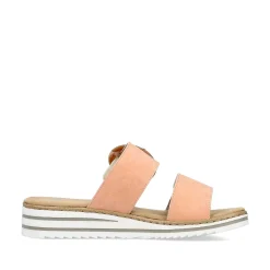 Rieker Women'S Mules Peach