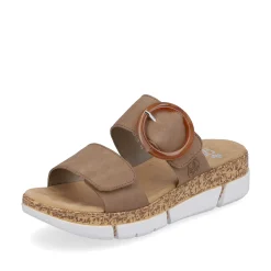 Rieker Women'S Mules Sand Beige