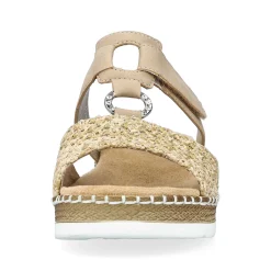 Rieker Women'S Mules Sand Beige