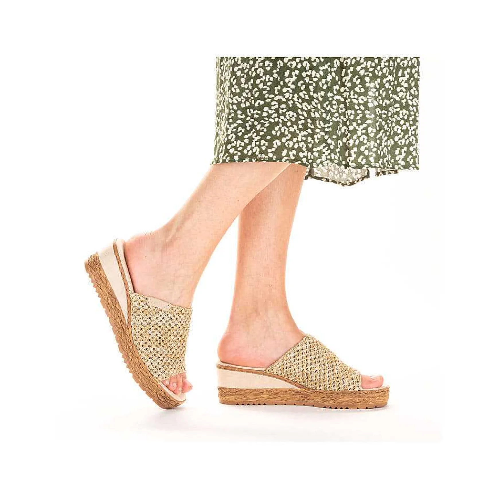 Rieker Women'S Mules Sand Beige